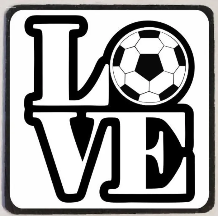 Iris Fashion Jewelry Earrings M101 Love Soccer