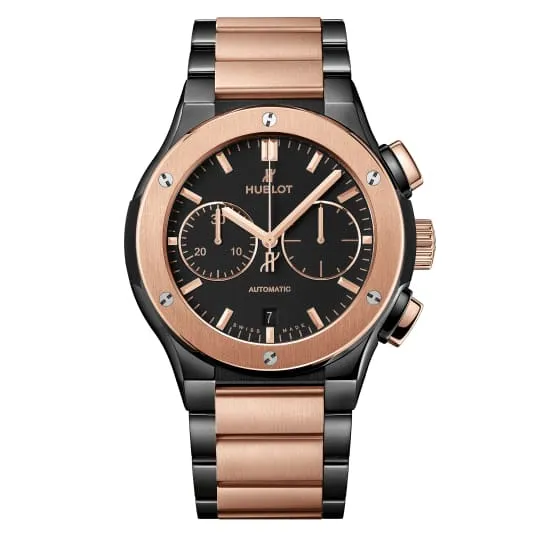Hublot Bracelets Hublot Classic Fusion Chronograph Ceramic King Gold 45mm Watch Ref 520CO1180CO Black Dial 18K Rose Gold Ceramic Bracelet Hublot Bracelets Hublot Classic Fusion Chronograph Ceramic King Gold 45mm Watch Ref 520CO1180CO Black Dial 18K Rose Gold Ceramic Bracelet