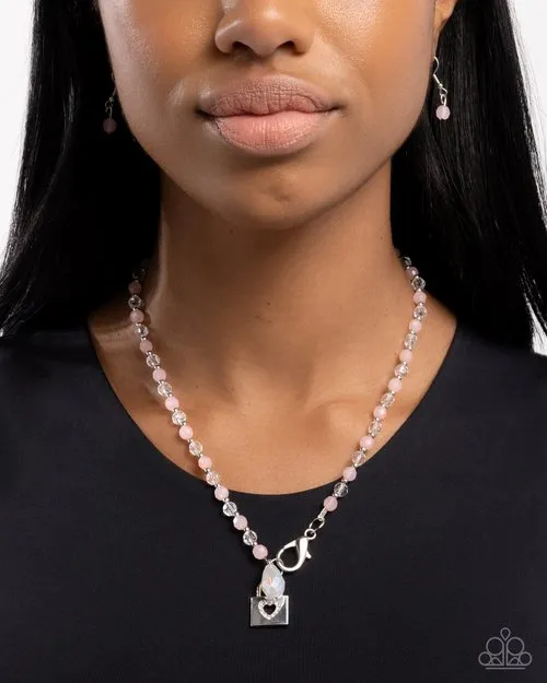Paparazzi Jewelry Necklaces Paparazzi Necklace Love Match Pink