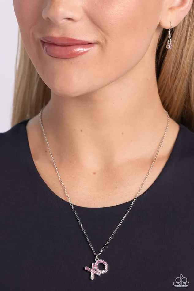 Paparazzi Jewelry Paparazzi Necklace XO Showcase Pink Necklaces