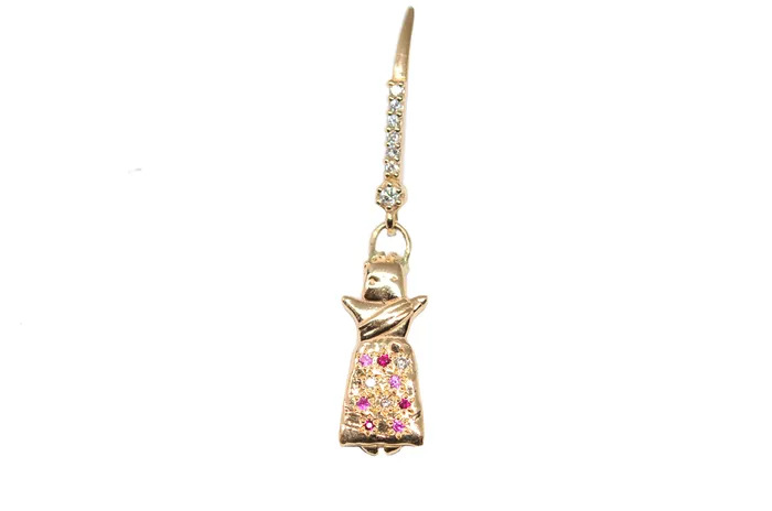 Earrings Sofia Zakia Ix Worry Doll Earring