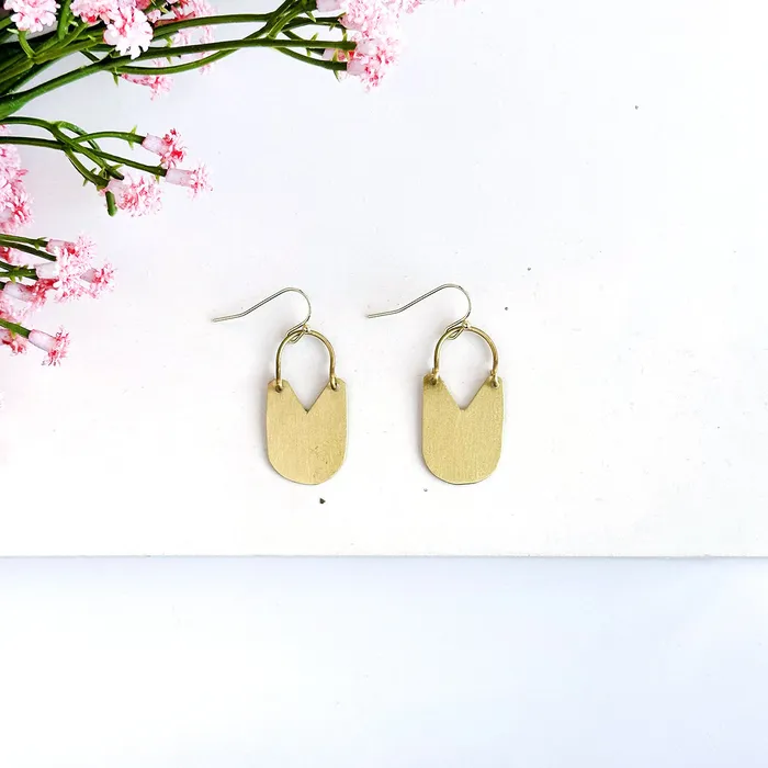 WorldFinds Earrings Hinged Padlock Earrings